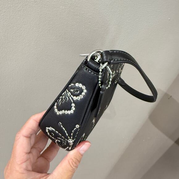 Coach Nolita 19 With Sparkly Butterfly Print CCF58‼️choose 1 color‼️ - Picture 10 of 15